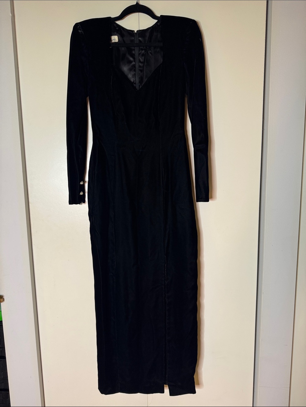 Lillie Rubin Vintage Velvet Evening Dress